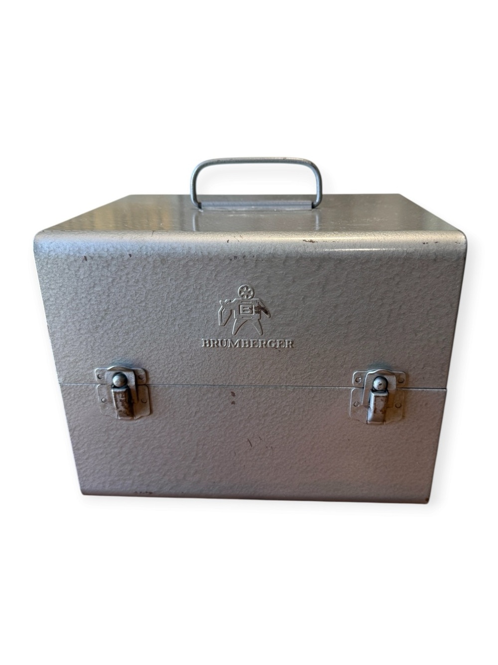 Vintage Brumberger Metal Storage Box ~ Film Box